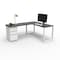 We'Re It Connect It L-Shaped Desk, 77 in D X 30 in H, 60 in W X Thermally Fused Laminate DI60304824L1BBF-WH-6307 - alternate 1